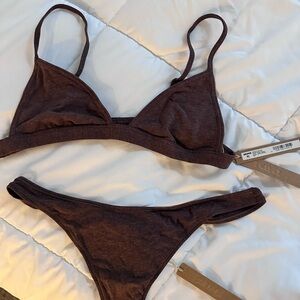 Brown Bikini Set